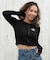 DC(ディーシー)長袖 ジップアップ ロンT TELECO ZIP CARDIGAN LCD254310/レディース ムラサキスポーツ