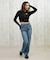 DC(ディーシー)長袖 ジップアップ ロンT TELECO ZIP CARDIGAN LCD254310/レディース ムラサキスポーツ