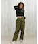 DC(ディーシー)長袖 クロップド丈 ロンT TELECO SHORT LS LLT254311/レディース ムラサキスポーツ