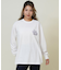 THE NORTH FACE(ザ・ノースフェイス)ロングスリーブフリーラングラフィッククルー NT62593 長袖Tシャツ/ユニセックス レディース ムラサキスポーツ