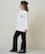 THE NORTH FACE(ザ・ノースフェイス)ロングスリーブフリーラングラフィッククルー NT62593 長袖Tシャツ/ユニセックス レディース ムラサキスポーツ