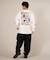 【限定】SANTACRUZ /長袖 Tシャツ ロンT メンズ バックプリント 502254404 サンタクルーズ メンズ ムラサキスポーツ限定