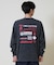 ELEMENT /長袖Tシャツ ロンT バックプリント 古着風 BF022-055 クルーネック メンズ ムラサキスポーツ