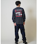 ELEMENT /長袖Tシャツ ロンT バックプリント 古着風 BF022-055 クルーネック メンズ ムラサキスポーツ