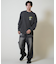 ELEMENT /長袖Tシャツ ロンT バックプリント 古着風 BF022-055 クルーネック メンズ ムラサキスポーツ