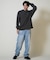 ELEMENT /長袖Tシャツ ロンT バックプリント 古着風 BF022-055 クルーネック メンズ ムラサキスポーツ