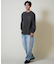 ELEMENT /長袖Tシャツ ロンT バックプリント 古着風 BF022-055 クルーネック メンズ ムラサキスポーツ