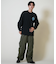 ELEMENT/ワイドカーゴパンツ ロンパン BF022-709 ウエストゴム ワイドパンツ メンズ ムラサキスポーツ