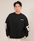 RVCA /長袖 トレーナー スウェット メンズ バックプリント FADE BACK SIDE ARCH BF042-001 ルーカ メンズ ムラサキスポーツ
