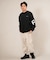 RVCA /長袖 トレーナー スウェット メンズ バックプリント FADE BACK SIDE ARCH BF042-001 ルーカ メンズ ムラサキスポーツ