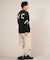 RVCA /長袖 トレーナー スウェット メンズ バックプリント FADE BACK SIDE ARCH BF042-001 ルーカ メンズ ムラサキスポーツ