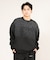 RVCA /長袖 トレーナー スウェット メンズ バックプリント FADE BACK SIDE ARCH BF042-001 ルーカ メンズ ムラサキスポーツ