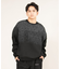 RVCA /長袖 トレーナー スウェット メンズ バックプリント FADE BACK SIDE ARCH BF042-001 ルーカ メンズ ムラサキスポーツ