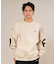 RVCA /長袖 トレーナー スウェット メンズ バックプリント FADE BACK SIDE ARCH BF042-001 ルーカ メンズ ムラサキスポーツ