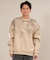 RVCA /長袖 トレーナー スウェット メンズ バックプリント FADE BACK SIDE ARCH BF042-001 ルーカ メンズ ムラサキスポーツ