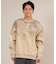 RVCA /長袖 トレーナー スウェット メンズ バックプリント FADE BACK SIDE ARCH BF042-001 ルーカ メンズ ムラサキスポーツ