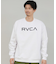 RVCA/長袖 トレーナー スウェット メンズ シンプル ロゴ BIG RVCA FADE CR BF042-002 ルーカ メンズ ムラサキスポーツ