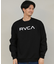 RVCA/長袖 トレーナー スウェット メンズ シンプル ロゴ BIG RVCA FADE CR BF042-002 ルーカ メンズ ムラサキスポーツ