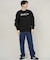 RVCA/長袖 トレーナー スウェット メンズ シンプル ロゴ BIG RVCA FADE CR BF042-002 ルーカ メンズ ムラサキスポーツ