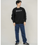 RVCA/長袖 トレーナー スウェット メンズ シンプル ロゴ BIG RVCA FADE CR BF042-002 ルーカ メンズ ムラサキスポーツ