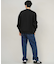RVCA/長袖 トレーナー スウェット メンズ シンプル ロゴ BIG RVCA FADE CR BF042-002 ルーカ メンズ ムラサキスポーツ