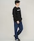 RVCA/長袖 トレーナー スウェット メンズ シンプル ロゴ BIG RVCA FADE CR BF042-002 ルーカ メンズ ムラサキスポーツ