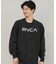 RVCA/長袖 トレーナー スウェット メンズ シンプル ロゴ BIG RVCA FADE CR BF042-002 ルーカ メンズ ムラサキスポーツ