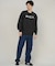 RVCA/長袖 トレーナー スウェット メンズ シンプル ロゴ BIG RVCA FADE CR BF042-002 ルーカ メンズ ムラサキスポーツ