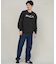RVCA/長袖 トレーナー スウェット メンズ シンプル ロゴ BIG RVCA FADE CR BF042-002 ルーカ メンズ ムラサキスポーツ