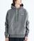 RVCA /長袖 プルオーバー パーカー メンズ バックプリント 裏起毛 THREE BOX RVCA HD BF042-011 ルーカ メンズ ムラサキスポーツ