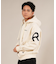 RVCA /ジップアップ パーカー メンズ ロゴ ARCH BACK SIDE ZIP HD BF042-019 ルーカ メンズ ムラサキスポーツ