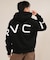 RVCA /ジップアップ パーカー メンズ ロゴ ARCH BACK SIDE ZIP HD BF042-019 ルーカ メンズ ムラサキスポーツ