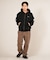 RVCA /ジップアップ パーカー メンズ ロゴ ARCH BACK SIDE ZIP HD BF042-019 ルーカ メンズ ムラサキスポーツ