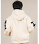 RVCA / ジップアップ パーカー メンズ 裏起毛 ロゴ WORLD WIDE ZIP HD BF042-020 ルーカ メンズ ムラサキスポーツ