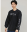 RVCA/長袖 Tシャツ ロンT メンズ シンプル ロゴ RVCA LT BF042-051 ルーカ メンズ ムラサキスポーツ