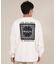 RVCA /長袖 Tシャツ ロンT メンズ バックプリント ペイズリー柄 ロゴ BANDANA BALANCE LT BF042-P50 ルーカ メンズ ムラサキスポーツ