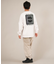 RVCA /長袖 Tシャツ ロンT メンズ バックプリント ペイズリー柄 ロゴ BANDANA BALANCE LT BF042-P50 ルーカ メンズ ムラサキスポーツ