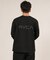 RVCA /長袖 Tシャツ ロンT メンズ バックプリント シンプル ロゴ RVCA LOGO LT BF042-P51 ルーカ メンズ ムラサキスポーツ