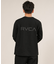 RVCA /長袖 Tシャツ ロンT メンズ バックプリント シンプル ロゴ RVCA LOGO LT BF042-P51 ルーカ メンズ ムラサキスポーツ