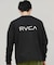 RVCA /長袖 Tシャツ ロンT メンズ バックプリント シンプル ロゴ RVCA LOGO LT BF042-P51 ルーカ メンズ ムラサキスポーツ