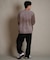 【限定】DEARLAUREL/トレーナー クルーネック スウェット 裏毛 カレッジロゴ風 ヴィンテージ加工 Vintage Crew D25F-11 ディアローレル メンズ ムラサキスポーツ限定