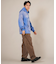 【限定】DEARLAUREL/パーカー プルオーバー フロント バックプリント D25F-1202 ディアローレル メンズ ムラサキスポーツ限定