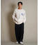 【限定】DEARLAUREL/セーター ニット フロントロゴ D25F-1301 ディアローレル メンズ ムラサキスポーツ限定