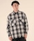 【限定】DEARLAUREL/HEAVY FLANNEL SHIRT ネルシャツ チェック柄 D25F-2601 ディアローレル メンズ ムラサキスポーツ限定