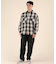 【限定】DEARLAUREL/HEAVY FLANNEL SHIRT ネルシャツ チェック柄 D25F-2601 ディアローレル メンズ ムラサキスポーツ限定