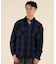 【限定】DEARLAUREL/HEAVY FLANNEL SHIRT ネルシャツ チェック柄 D25F-2601 ディアローレル メンズ ムラサキスポーツ限定