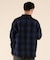 【限定】DEARLAUREL/HEAVY FLANNEL SHIRT ネルシャツ チェック柄 D25F-2601 ディアローレル メンズ ムラサキスポーツ限定