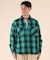 【限定】DEARLAUREL/HEAVY FLANNEL SHIRT ネルシャツ チェック柄 D25F-2601 ディアローレル メンズ ムラサキスポーツ限定