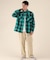 【限定】DEARLAUREL/HEAVY FLANNEL SHIRT ネルシャツ チェック柄 D25F-2601 ディアローレル メンズ ムラサキスポーツ限定