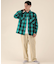 【限定】DEARLAUREL/HEAVY FLANNEL SHIRT ネルシャツ チェック柄 D25F-2601 ディアローレル メンズ ムラサキスポーツ限定